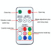 Vibration Remote Control Induction Motorcycle Wireless Strong Magnetic Warning Flash Light, Specification: 2 Light +1 RC