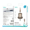 TOTUDESIGN HC-9 30W USB-A to Type-C GaN Fast Charger, Plug:UK Plug with Type-C to 8 Pin Cable(Gold)