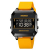 SKMEI 1848 Fashion Multifunctional Student Sports Waterproof Men Watch(Yellow)