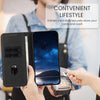 For Samsung Galaxy Note20 5G Strong Magnetic Frosted Flip Leather Phone Case(Black)