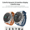 T3 Dual Display Smart Watch For Men IP68 Waterproof Fitness Bracelet 15 Days Standby Business Smartwatch Activity Tracker(Blue)