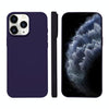 For iPhone 11 Pro Liquid Silicone Phone MagSafe Case(Dark Purple)