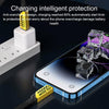 WK WDC-190i Mech Series 2.4A USB to 8 Pin Fast Charge Data Cable, Length: 1m(Tarnish)