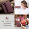 For Samsung Galaxy A26 CaseMe 013 Multifunctional Horizontal Flip Leather Phone Case(Red)
