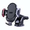 D33 With Air Vent Clip Suction Cup Base Gravity Sensing Car Phone Holder Bracket(Red)