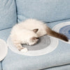 Ramie Cat Scratching Mat | Blue | 36x36cm | Durable & Easy Clean