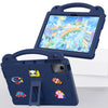 For Lenovo Tab P11 / J606F Handle Kickstand Children EVA Shockproof Tablet Case(Navy Blue)
