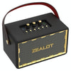 Zealot MT01M Retro Card Portable Wireless Bluetooth Speaker with Dual Microphones(Black)