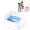 Floating Pet Bowl, No-Spill Water Bowl for Cats & Small Dogs, 1400ml, Blue