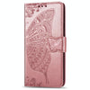 For Asus Zenfone 7 Pro ZS671KS Butterfly Love Flower Embossed Horizontal Flip Leather Case with Bracket / Card Slot / Wallet / Lanyard(Rose Gold)