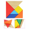 Baby Toy Fine Wooden Jigsaw Puzzle Beech Tangram, Size: 15*15cm