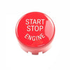 Car Engine Start Key Push Button Cover for BMW G / F Chassis,  with Start and Stop (Red)