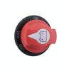 Yacht RV 12V 50A Battery DC Switch with 4pcs Terminals(Black)