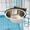 Elevated Stainless Steel Dog Bowl - Large | Cage/Kennel