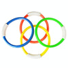 4PCS Hard Ring Diving Swimming Pool Toys Children Summer Water Toys
