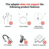 ENKAY ENK-AT121 Plastic 8 Pin to Type-C Data Transfer & Charging Adapter