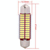 2 PCS 41mm 2W 240LM White Light 24 LED SMD 4014 Error Free License Plate Lights Car Light Bulb