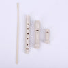 5 PCS SW8 Swan 8-hole Student Children Plastic Clarinet German Treble Flute(Yellow)