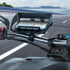 Rotatable Bicycle and Motorcycle Anti-shake Fixed Mobile Phone Holder with Sun Visor, Style: Classic Model
