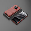 For Redmi Note 14 Pro+ 5G Honeycomb Shockproof Phone Case(Red)