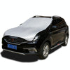 Car Front Windshield Cover Sun Shade Snow Shield Sunscreen Heat Insulation Frostproof Car Coat Half Cover, Style: Protecting Hood(Silver)