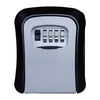 Wall Mount Key Safe Box - 4 Digit Combination Lock - Grey