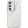 For Samsung Galaxy S24 FE 5G Electroplated Marble Texture Phone Case(White M8)