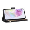 For Samsung Galaxy A26 5G Multifunctional Frosted Zipper Wallet Leather Phone Case(Black)