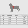 Reflective Red Dog Harness M - Breathable Saddle Style Chest Harness