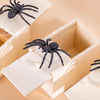 Spider Wooden Box April Fool Day Gift Scare Toys Magic Complications Props, Style: Tidy Spider