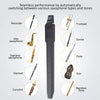 Mini Digital Electronic Saxophone Wind Instrument for Imitation of Various Musical Instrument Sounds(White English)