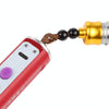 36C Type-C Charging Stepless Dimming Three Light Source Jade Identification Flashlight