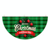 Cartoon Printed Outdoor Fan-shaped Hanging Flag Christmas Decorations, Style: Garland