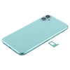 iPhone 11 Green Back Cover Assembly with Side Keys & Wireless Charging