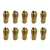 10 PCS Three-claw Copper Clamp Nut for Electric Mill FittingsBore diameter: 3.0mm