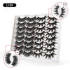 16pairs /Box Natural Long False Eyelashes Fluffy 3D Mink Lashes, Spec: L109 (2 Mixed)