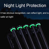 100pcs Outdoor Camping Nail Luminous Circle Multifunctional Silicone Reflective Warning Ring(Luminous)