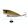 HENGJIA PO035 6cm/6g Simulation Hard Baits Fishing Lures Tackle Baits Fit Saltwater and Freshwater (2#)