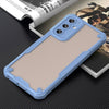For Samsung Galaxy A56 5G Armor Glaze PC Hybrid TPU Phone Case(Blue)