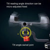 PROMEND Aluminum Alloy Cell Phone Holder Adjustable Angle Rotating Motorcycle Navigation Support, Style: SJJ-299B Handlebar Stand Silver