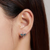 S925 Sterling Silver Vintage Dragonfly Ear Studs Women Earrings