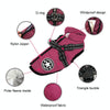XXL Red Dog Winter Coat - Water-Repellent, Fleece Lined