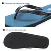Men Slippers Student Flat Casual Non-Slip Flip Flops, Size: XS 38-39(Sunshine-Navy Blue)