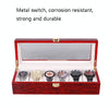 Wooden Baking Paint Watch Box Jewelry Storage Display Box(06 Full Carbon Paint)