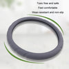 Silicone Non-slip Wear-resistant Steering Wheel Cover, Size: 37-42cm(Gray)