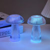 Mushroom Ambient Light Electronic Jellyfish Table Lamp Bedside Night Light 9.4 x 13.7cm(Colorful)