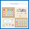 Graph Match Game Early Educational Montessori Toys Puzzle Card Cartoon Vehicle Animal Fruit Pair Matching Game