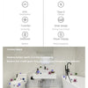 M01 Ultraviolet Sterilization Electric Toothbrush Sterilization Rack Drying Toothbrush Sterilizer, Style:Toothbrush Holder(White)