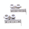 2pcs /Set Small Wooden Door Sliding Door Suspension Track Pulley Sliding Door Fittings