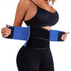 Women Abdomen Adjustable Belt Body Sculpting Corset with Fat Burning Slimming, Size:S(Blue)